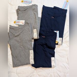 Casual T-Shirts in Navy and Gray